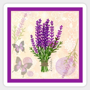 Lavender Collage Sticker